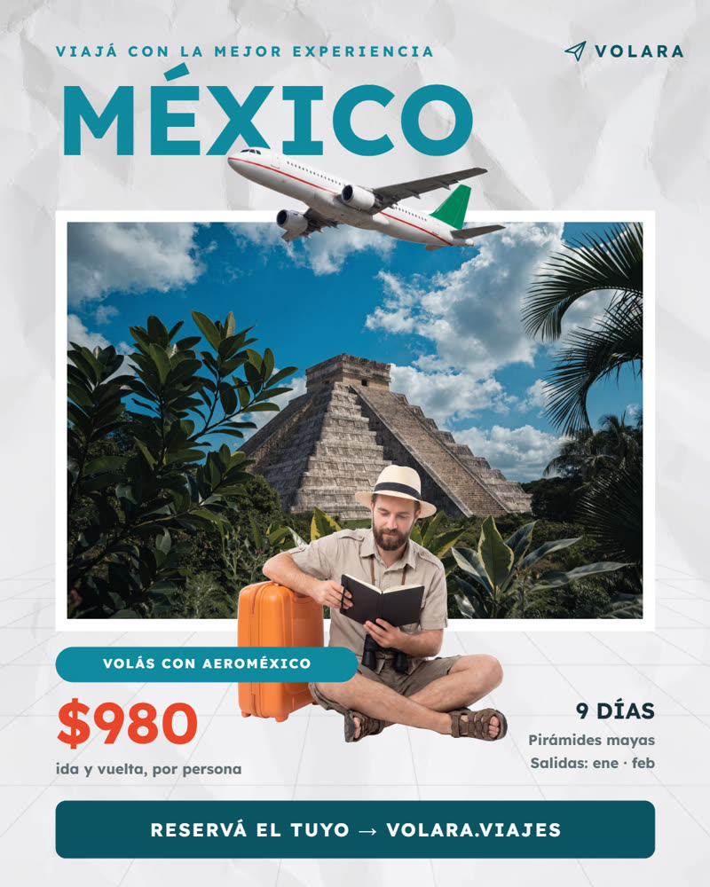 Travel promo template — Mexico